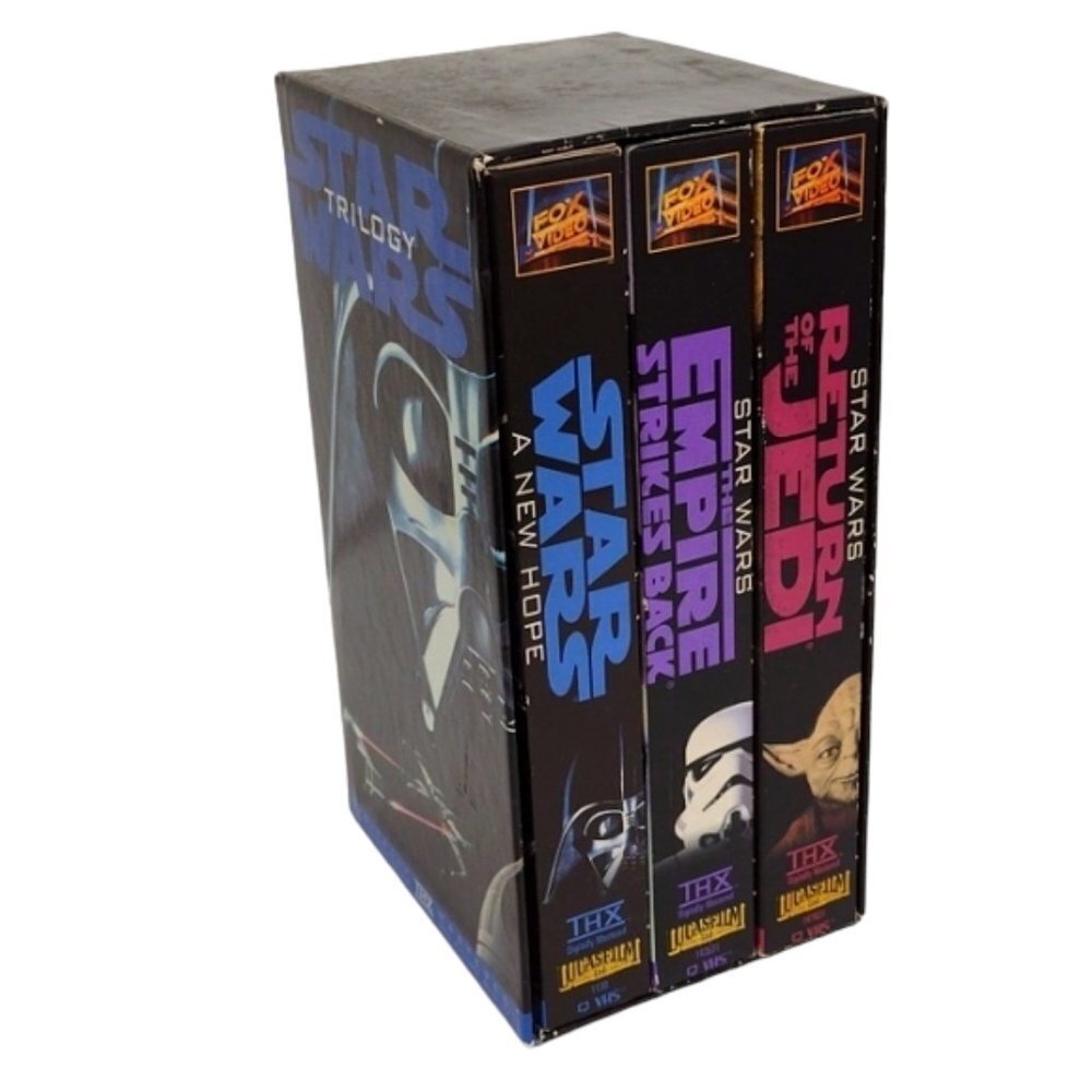 Vintage Original Version Star Wars Trilogy VHS Box Set‎ 1995 Digitally Mastered